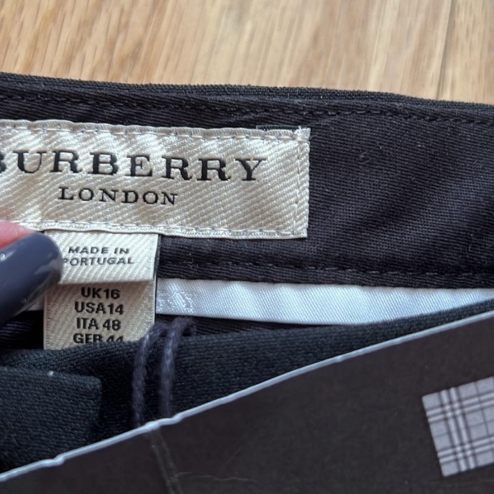 NWT Burberry Black Pants (14) - Picture 3 of 5